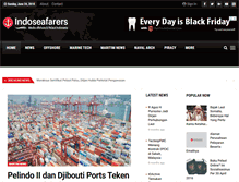 Tablet Screenshot of indoseafarers.com